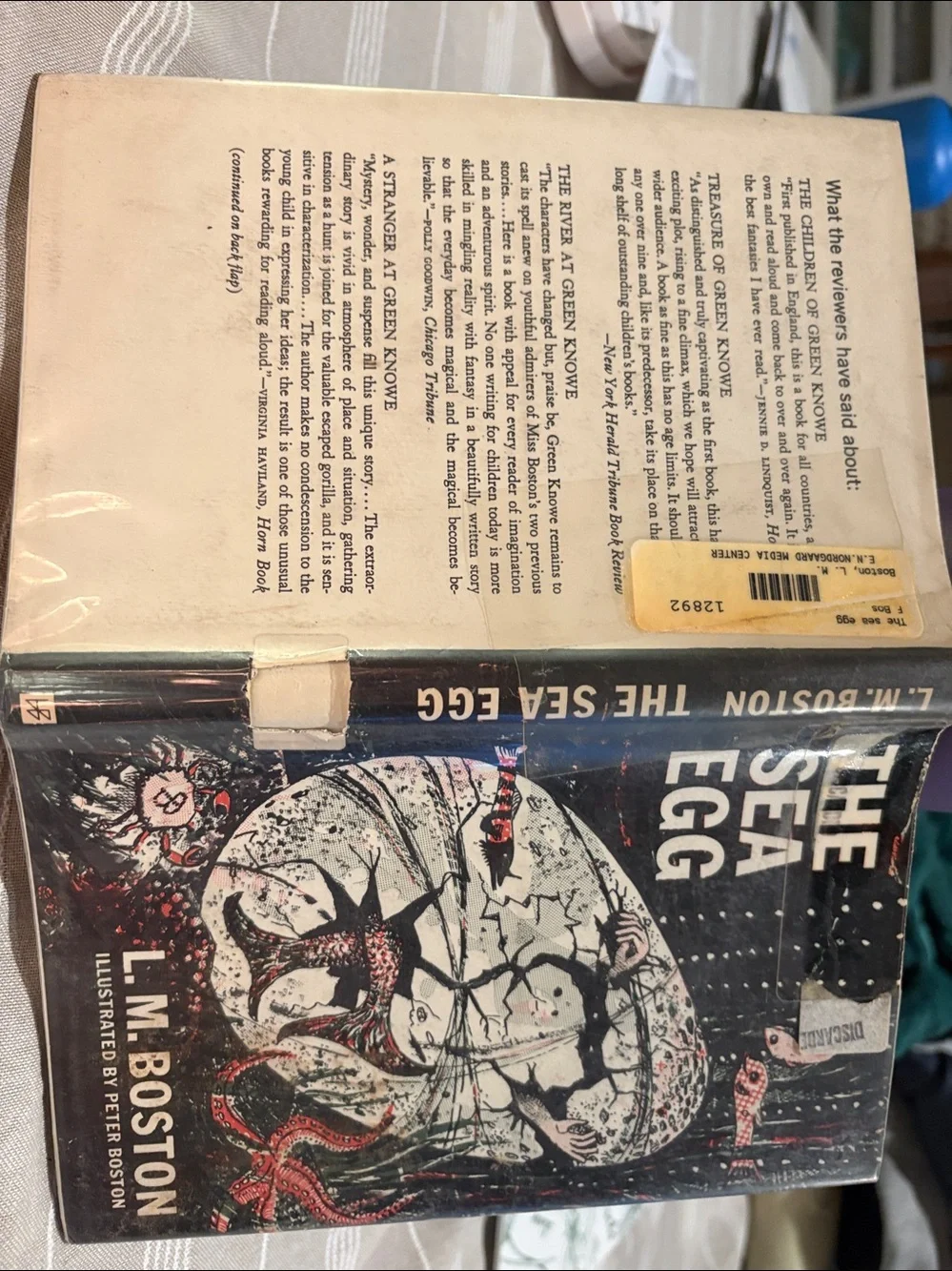 Vintage 1967 The Sea Egg by L.M. Boston Hardcover First Edition *RARE* EUC